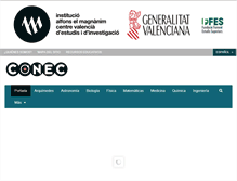 Tablet Screenshot of conec.es